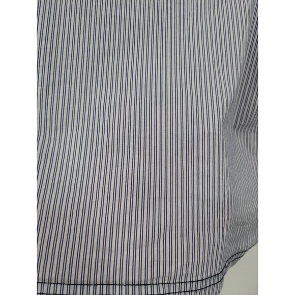 Walter Baker Lace Up Corset Sweatshirt Women Size M Stripe Casual Nautical Cozy - Picture 6 of 9